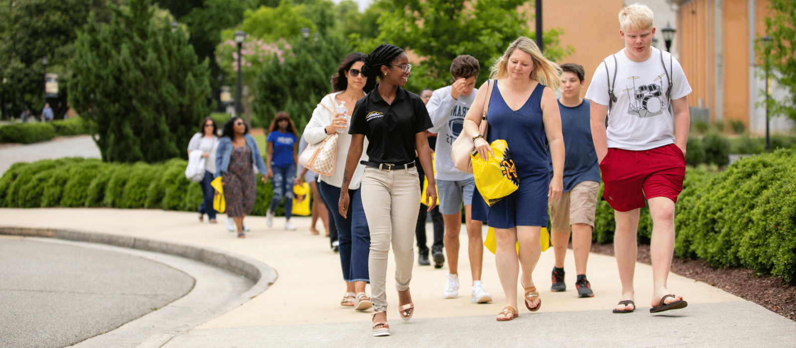 Group tour at Kennesaw State University